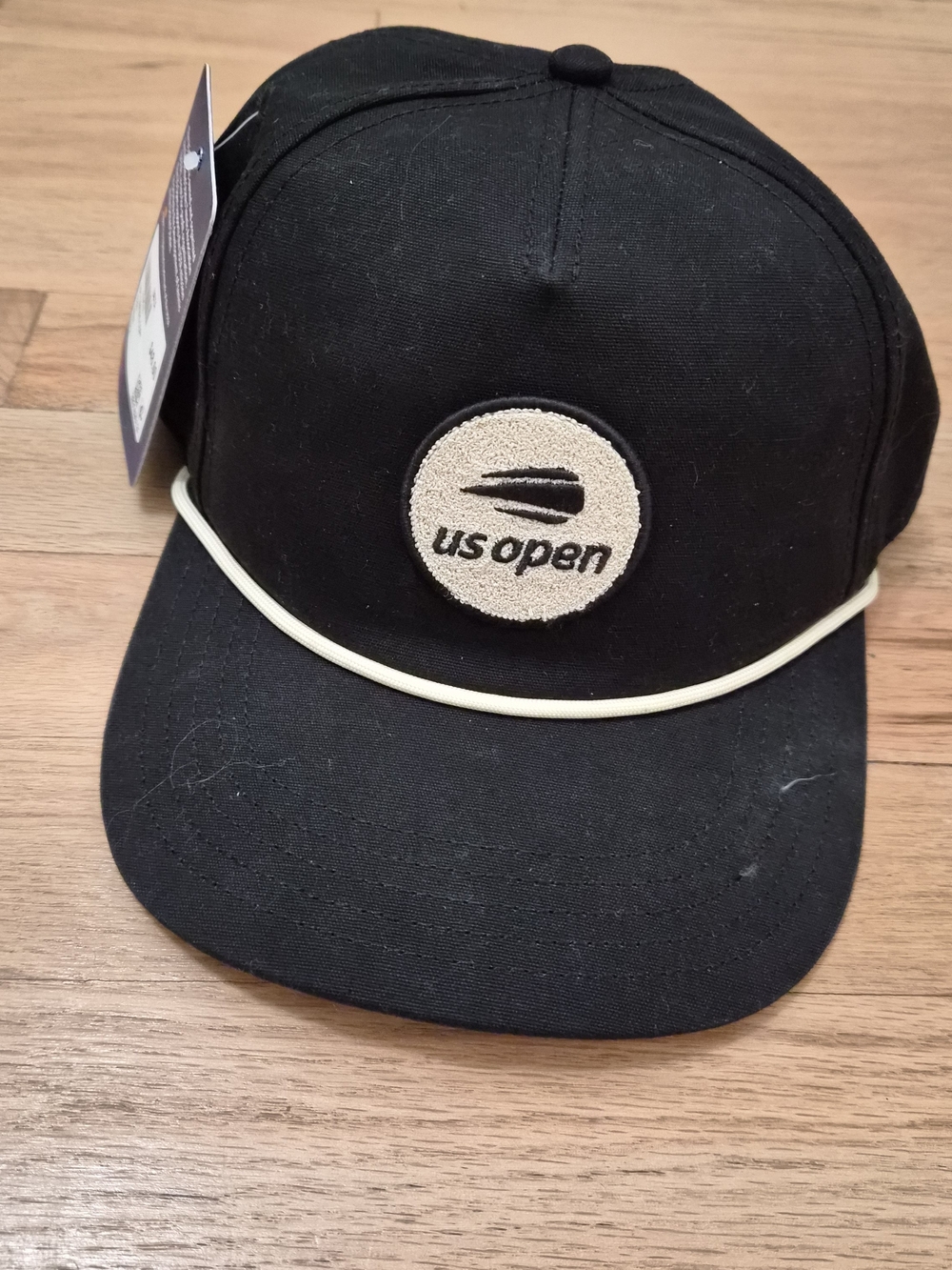 NWT- US Open Tennis Black Snapback Hat